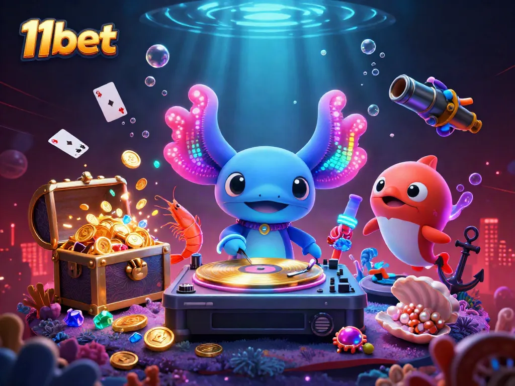 Experience thrilling excitement at 11bet's vibrant casino with unique underwater elements.