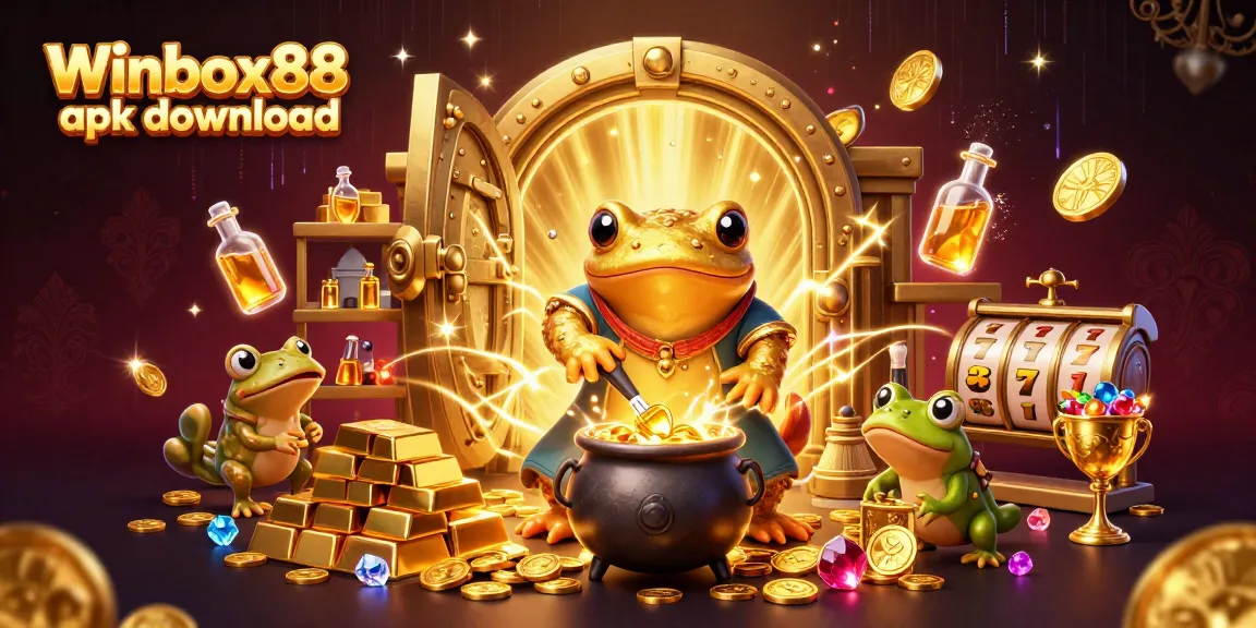 Experience seamless gaming with Winbox88 apk download, featuring vibrant characters and rich casino details.